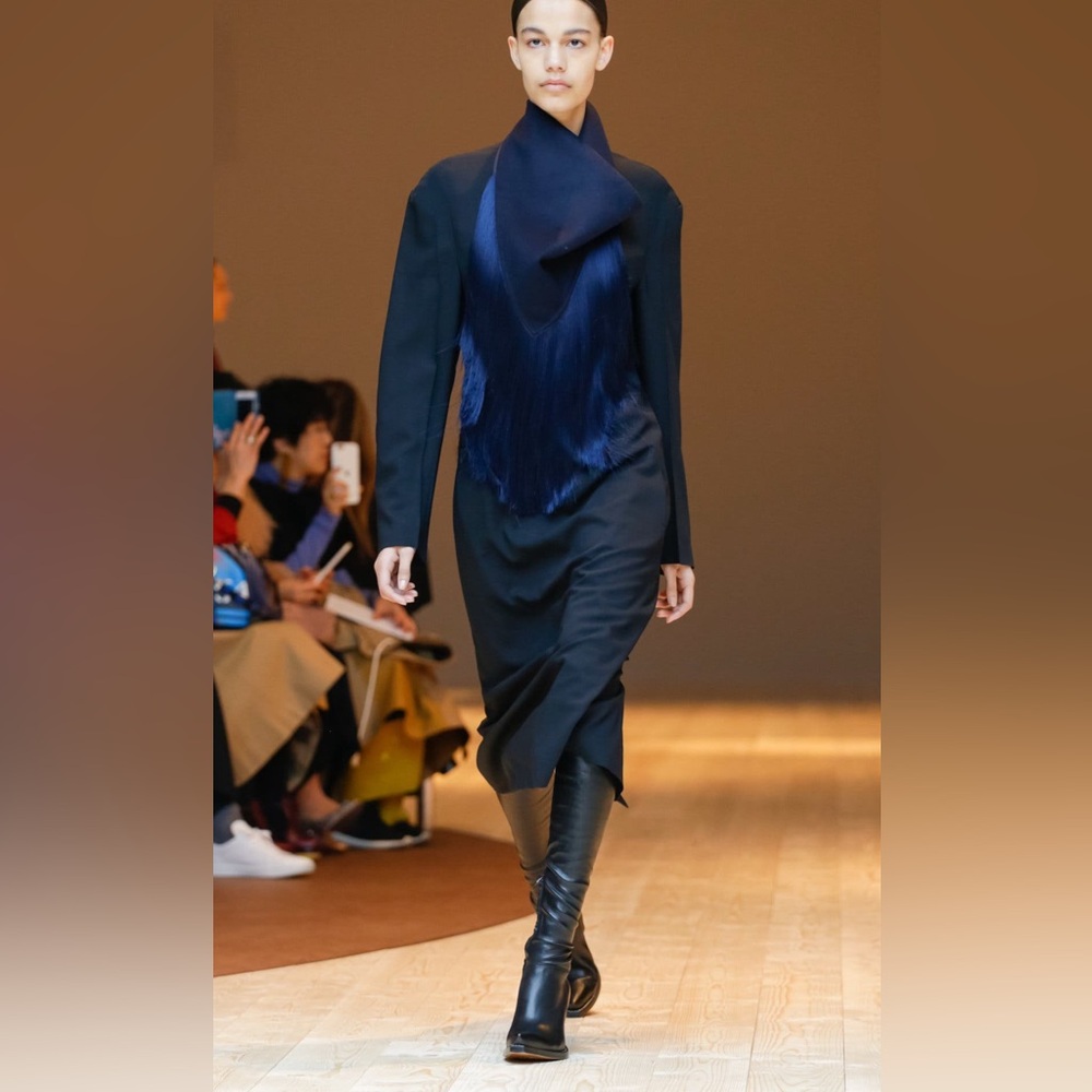 Celine Black Long Sleeve Dress